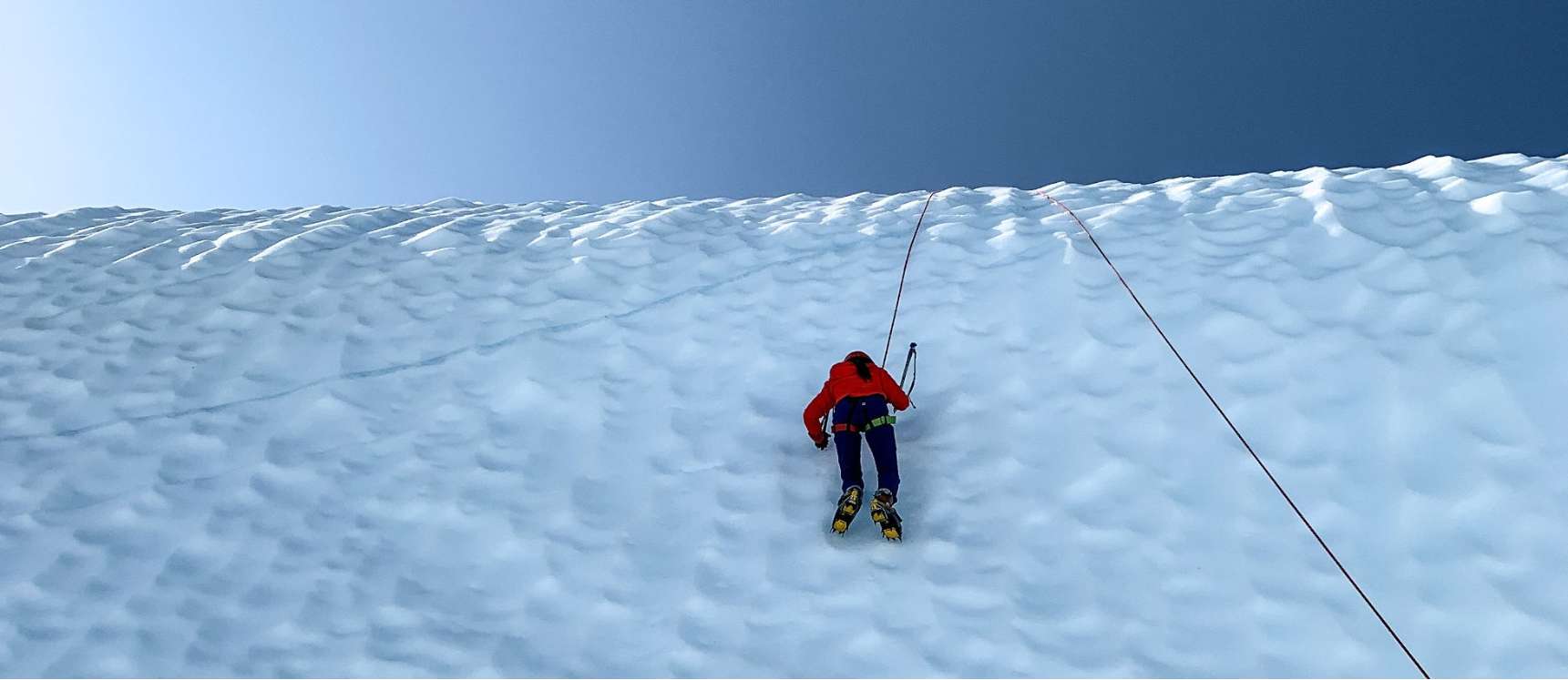 Glacier climbing